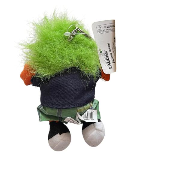 NWT Just for Laughs Party Animal Keychain Laughing Monster Plush Working Vintage - Picture 6 of 8